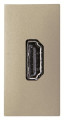 Zenit hdmi femelle-femelle - 1m - champagne
