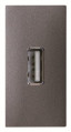 Zenit chargeur usb 2.0 - 1m - anthracite - vis