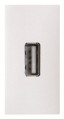 Zenit chargeur usb 2.0 - 1m - blanc - vis