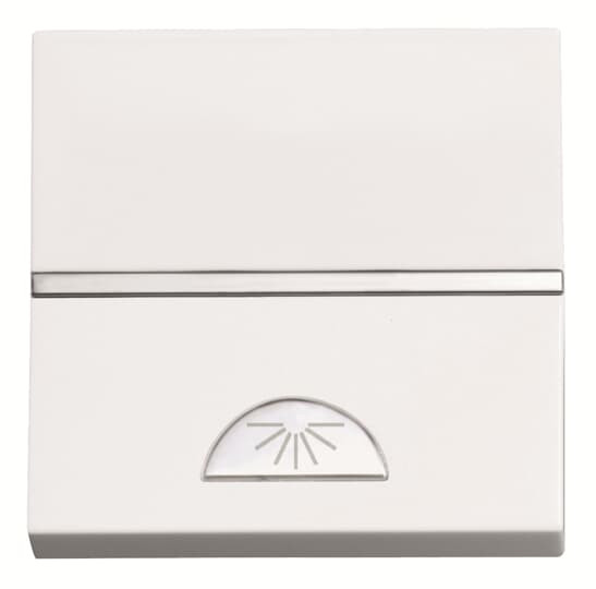 Zenit poussoir no 2 modules avec symbole lumiere blanc