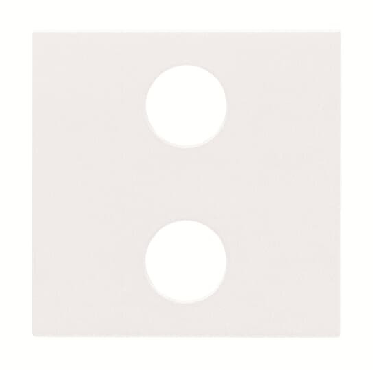 Zenit knx enjoliveur 2 poussoirs blanc