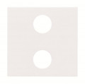 Zenit knx enjoliveur 2 poussoirs blanc