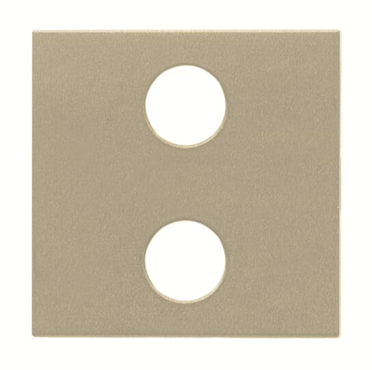 Zenit knx enjoliveur 2 poussoirs champagne