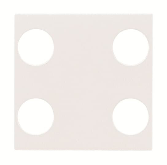 Zenit knx enjoliveur 4 poussoirs blanc