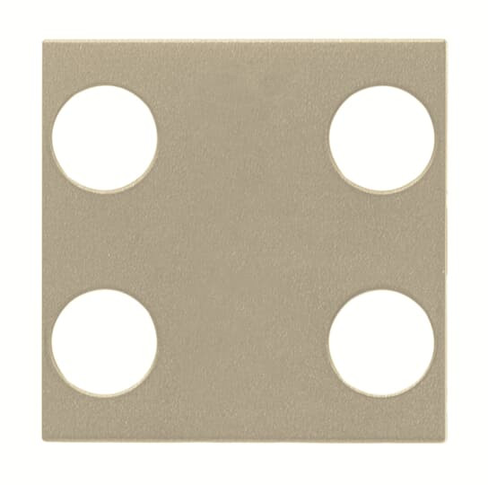 Zenit knx enjoliveur 4 poussoirs champagne