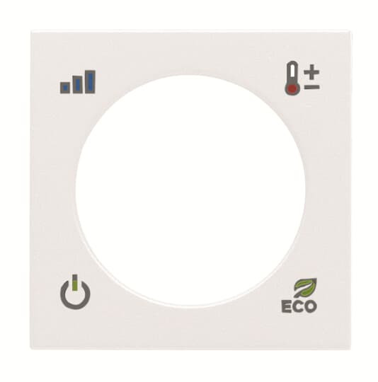 Zenit knx enjoliveur thermostat blanc