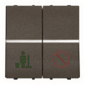 Zenit interrupteur commande voyant de balisage anthracite