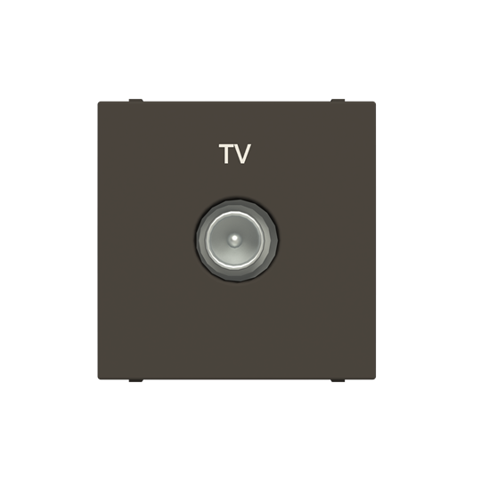 Zenit prise tv terminale 2 modules anthracite