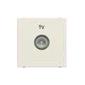 Zenit prise tv terminale 2 modules blanc