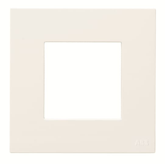 Zenit plaque de finition basique 2 modules blanche