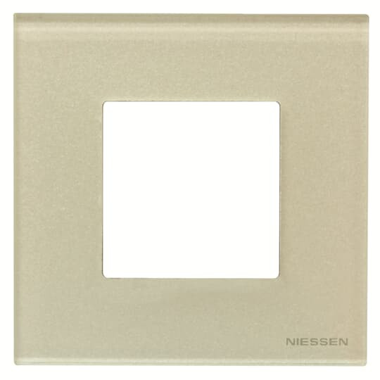 Zenit plaque de finition 1x2m verre perle
