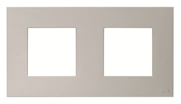 Zenit plaque de finition basique 2x2 modules platine
