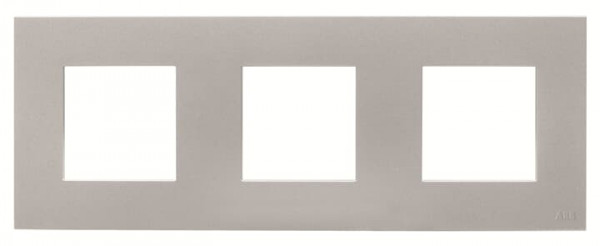Zenit plaque de finition basique 3x2 modules platine