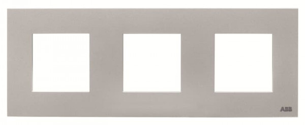 Zenit plaque de finition 3x2 modules platine