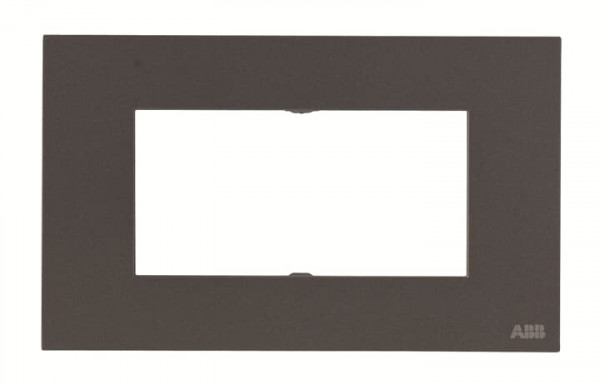 Zenit plaque de finition 4 modules anthracite