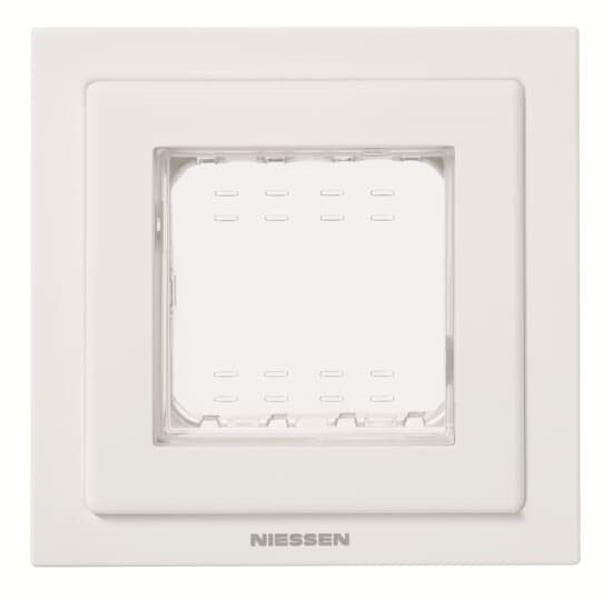 Zenit cadre encastre ip55 2 modules blanc