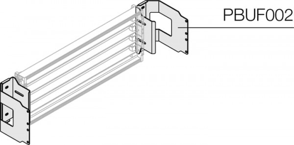 N.2 pattes de fixation pour unifix