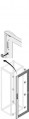 Porte ip30/40 transparente 36 mod h=1800mm l=800mm (x1)