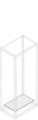 Plaque passe-cable pleine ip65 l=600mm p=500mm (x1)