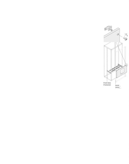Kit horiz. e1.2 3/4p debro chariot int. h=500mm l=800mm