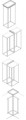 Toit supplementaire ipx1 l=1000mm (x2)