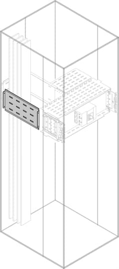Side vert. segregation rear int. up. h=200mm d=500mm