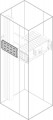 Side vert. segregation rear int. up. h=200mm d=500mm