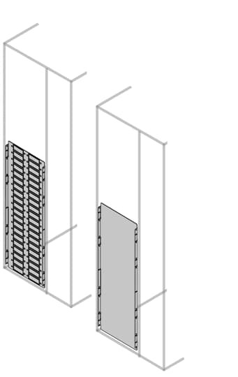 Side vert. segregation rear int. up. h=700mm d=500mm