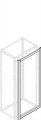 Profile vertical de finition gaine interne ip30 l=1800