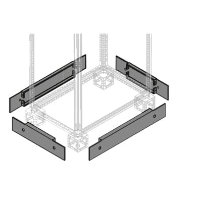 Habillage de socle avant/arriere h=100mm l=1000mm (x2)