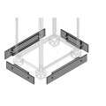 Habillage de socle avant/arriere h=100mm l=1000mm (x2)