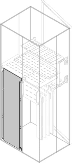 Rear vert.segr. outputs si de rear int.up. h=1000mm w=800mm