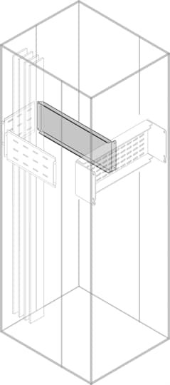Terminals vert. divider blind cell h=100mm d=900mm