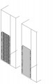 Clois.vert.2b pleine-partie arr. h=800mm d=500mm (x1)