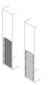 Clois.vert.2b perforée-complete h=1000mm d=500m (x1)