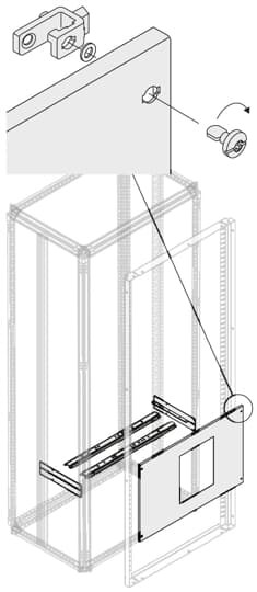 Kit vert. e2.2 3/4p fixe int. h=600mm l=600mm