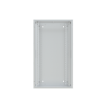 Spee-m armoire monobloc l600 h1000 6r-144mod (h150mm)-ip55 av. pte-ral7035