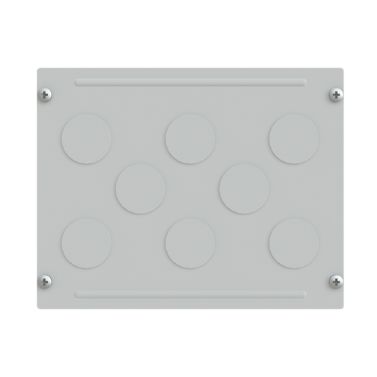 Spee- passe-câble métallique pour large ouverture avec prédécoupes 8xm40-l400mm