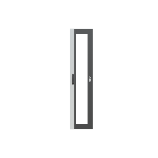 Spee-l/m porte transparente l400xh1600 mm- ip55-3 points de fermeture - ik07