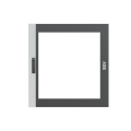 Spee-l/m porte transparente l800xh800 mm- ip55-3 points de fermeture - ik07