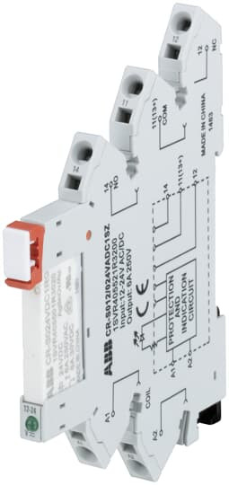 Socle ressort 12 a 24 vac/dc pour mini relais 12 à 24v