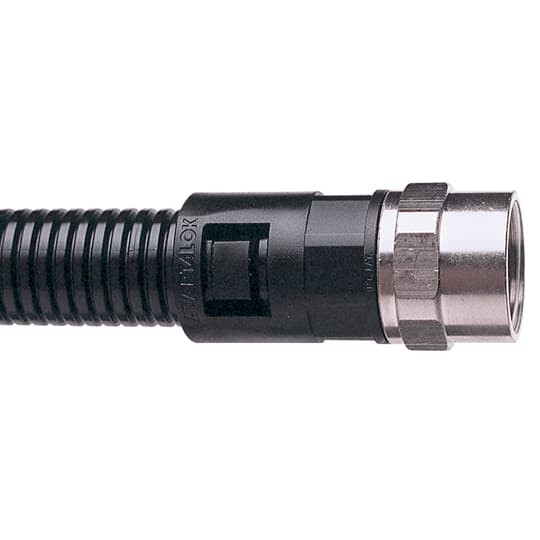 Raccord droit f.pa6&l.ni-pg-emb.mét.n