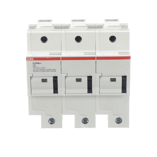 Porte fusible e 93/30s classe j - 3p -30a - 600v ac/dc - av. indicateur fusion