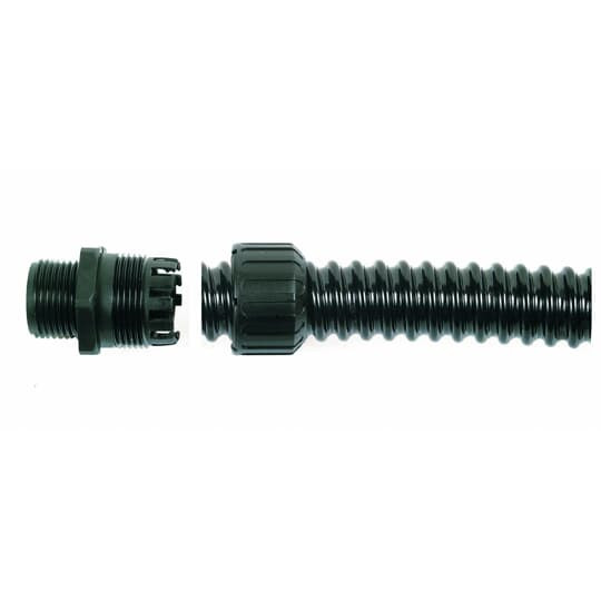 Rhino 2 part fitting m25 black nylo
