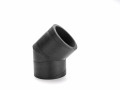 Coude PE 45°Eoliance en polyéthylène D180mm gris