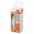 Osram led fil dim clba40 dépolie 827 e14 4w 470lm verre