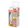 Led superstar+ flamme verre dépoli variable 3,4w=40 b22 chaud - Ledvance - 602816