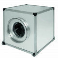 Caisson de ventilation tertiaire double peau, 11100 m3/h, d560 mm tri 230/400v