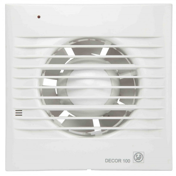 Extracteur d'air hygrostat S&P Unelvent DECOR 100 CHZ 95 m³/h 230V 13W