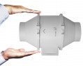 Ventilateur de conduit, 200/250 m3/h, 2 vitesses, raccordement D 100 mm. (TD 250/100)